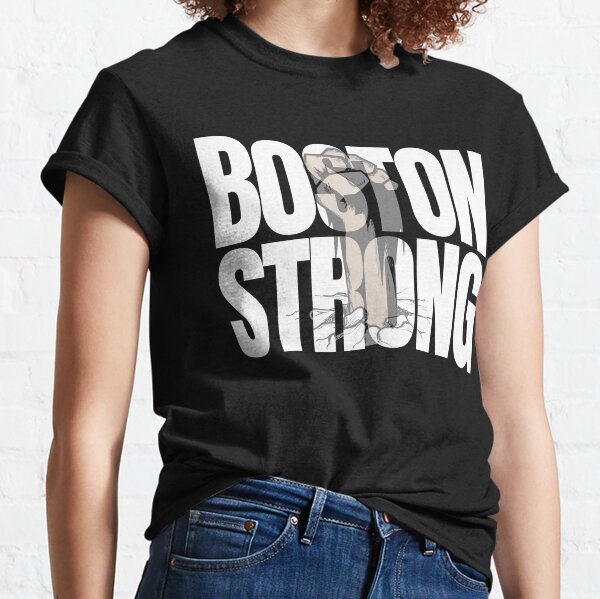Ladies Boston Strong 617 Marathon Strong Support Terrorist Attack T-Shirt  Tee