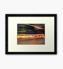 Rounding the Corner Framed Print