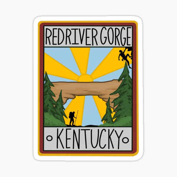 Red River Gorge Kentucky Graphic Sticker