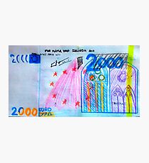€2000 note Photographic Print