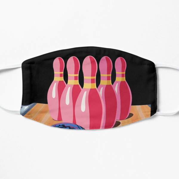 Bowling Ball & Pins Small Mask
