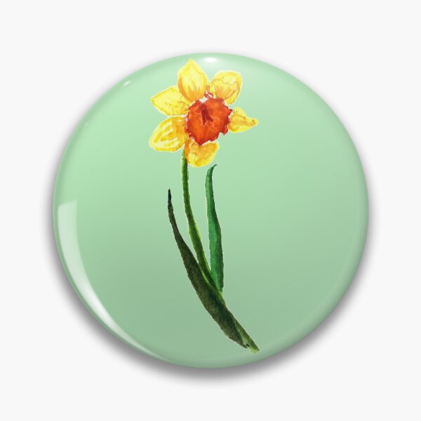 Item preview, Yellow Daffodil Sticker designed and sold by LivsPopUpArtShp.