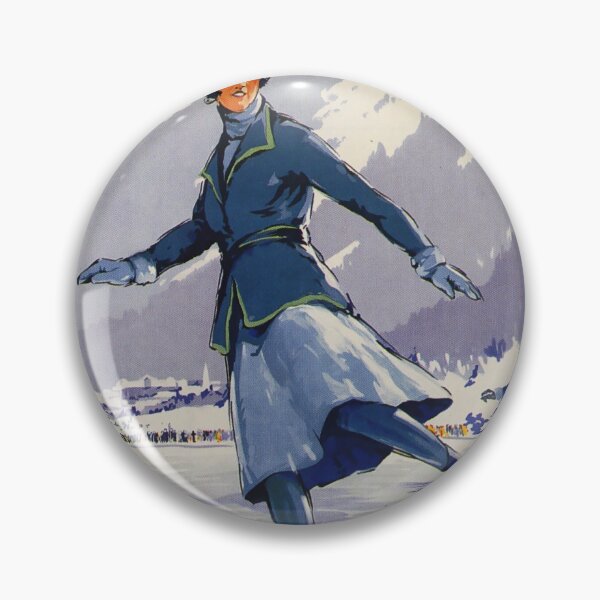 Item preview, Chamonix Mont Blanc vintage travel poster designed and sold by stickart-marek.