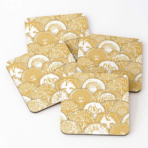 Item preview, Veggies-Veggies Everywhere | Mustard Yellow designed and sold by L Diane Johnson.