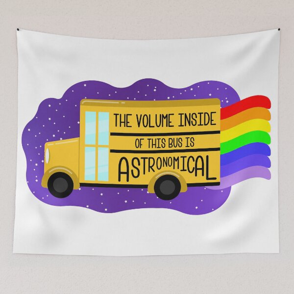 Item preview, The Volume Inside of This Bus is Astronomical designed and sold by NoSaysLion.