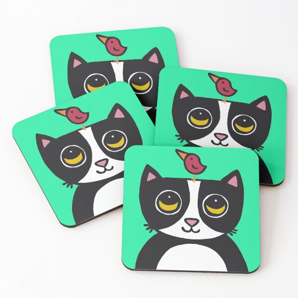 Item preview,  Cat with bird designed and sold by evelyn-at-work.