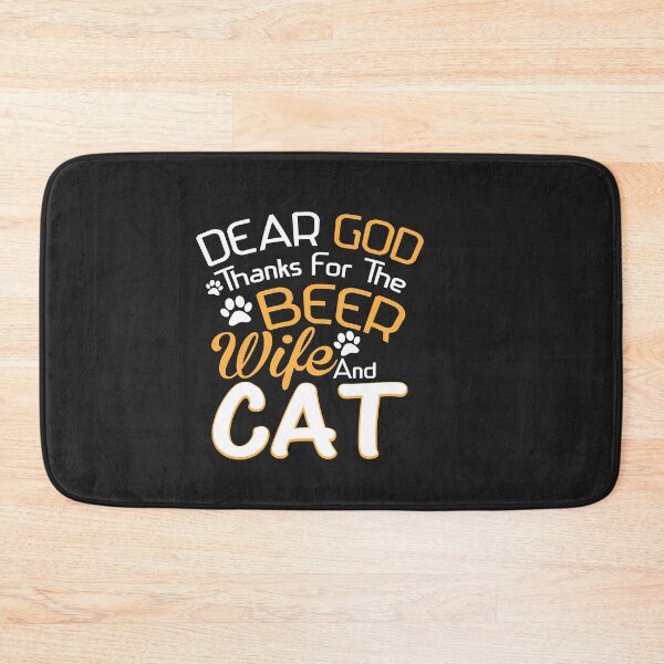 Item preview, Dear Good Thanks for the Beer Wife and Cat quotes Short sleeves - Best Cat  Gift Idea-  Cats Funnels designed and sold by family1ststore.