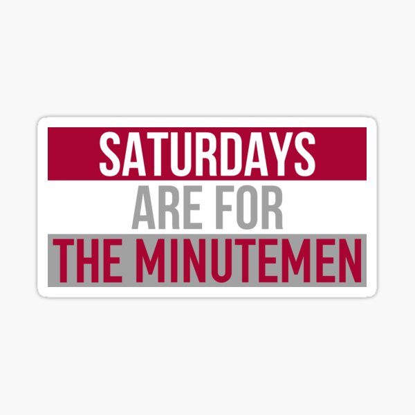 Saturday: Minutemen Sticker