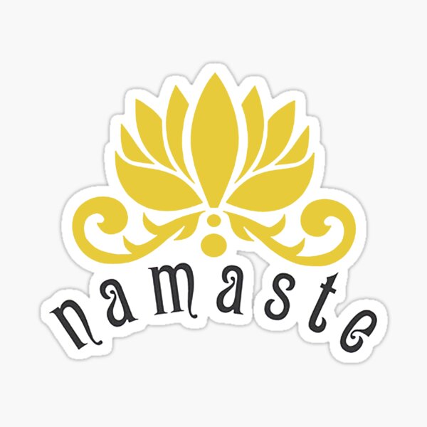 Namaste Sticker