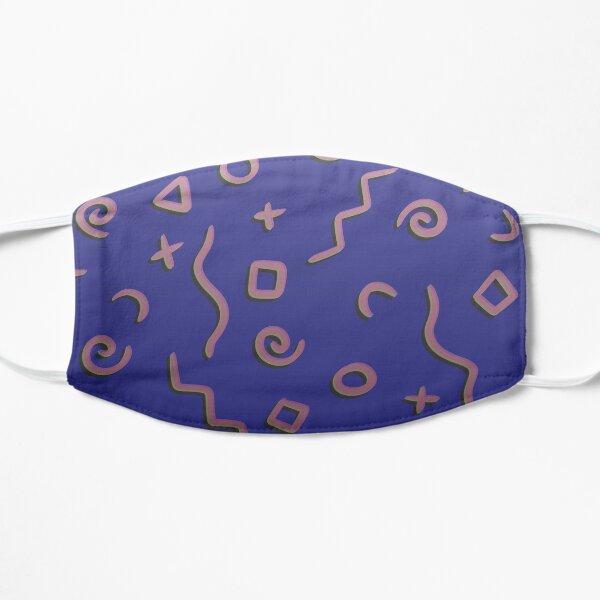 Squiggs (Blue) Mask