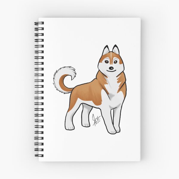 Item preview, Dog - Siberian Husky - Copper and White designed and sold by Jennifer Stolzer.