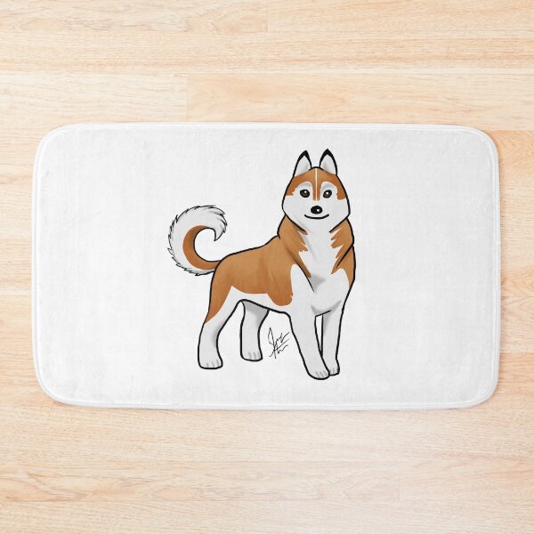 Item preview, Dog - Siberian Husky - Copper and White designed and sold by Jennifer Stolzer.