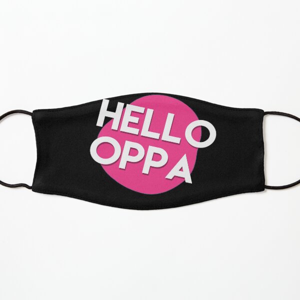 Hello oppa cute graphic Kids Mask
