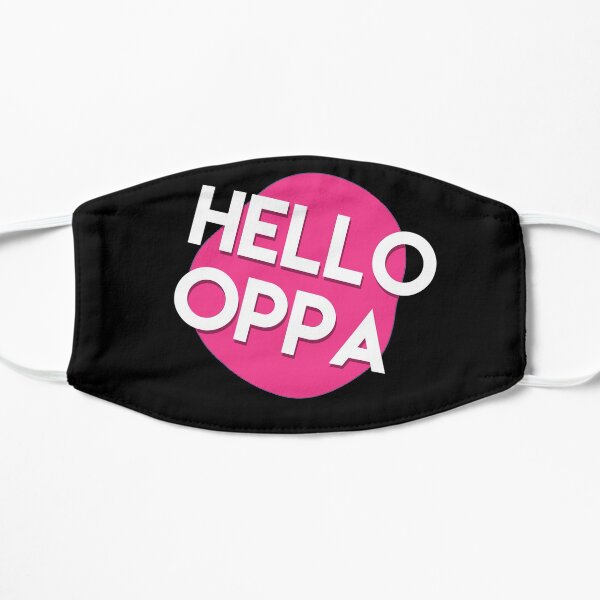 Hello oppa cute graphic Mask