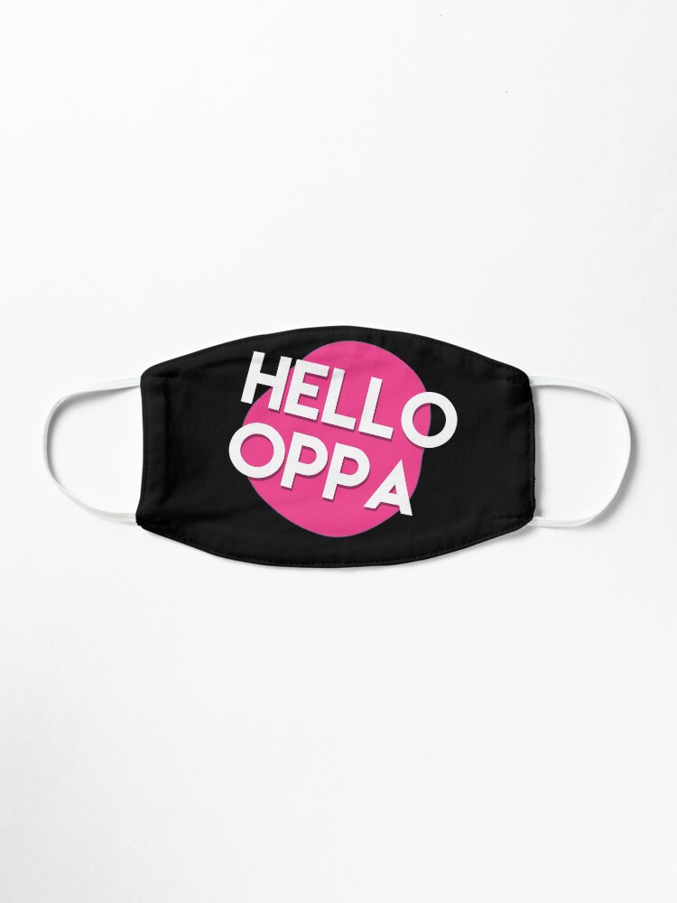Alternate view of Hello oppa cute graphic Mask