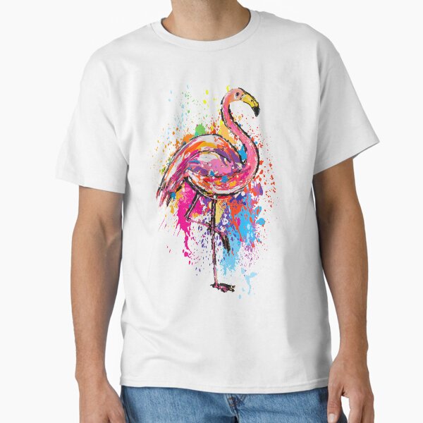 Item preview, Flamant rose coloré blanc designed and sold by Renata Rolefes.
