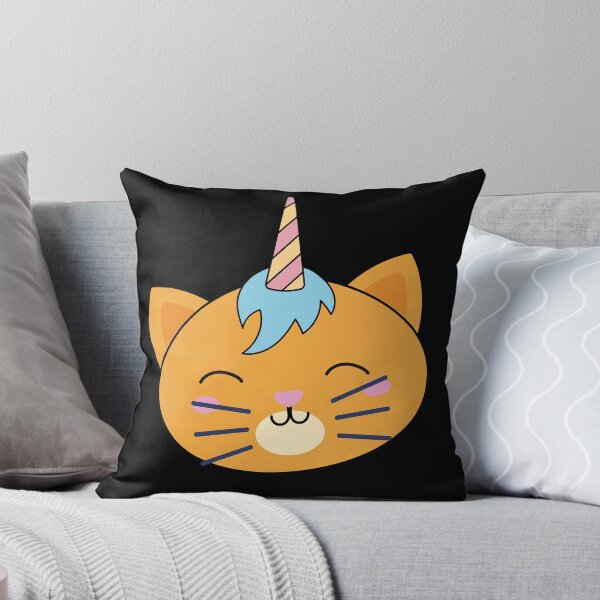 Item preview, Cute Unicorn Cat Graphic illustration Face  designed and sold by MerchSpot.