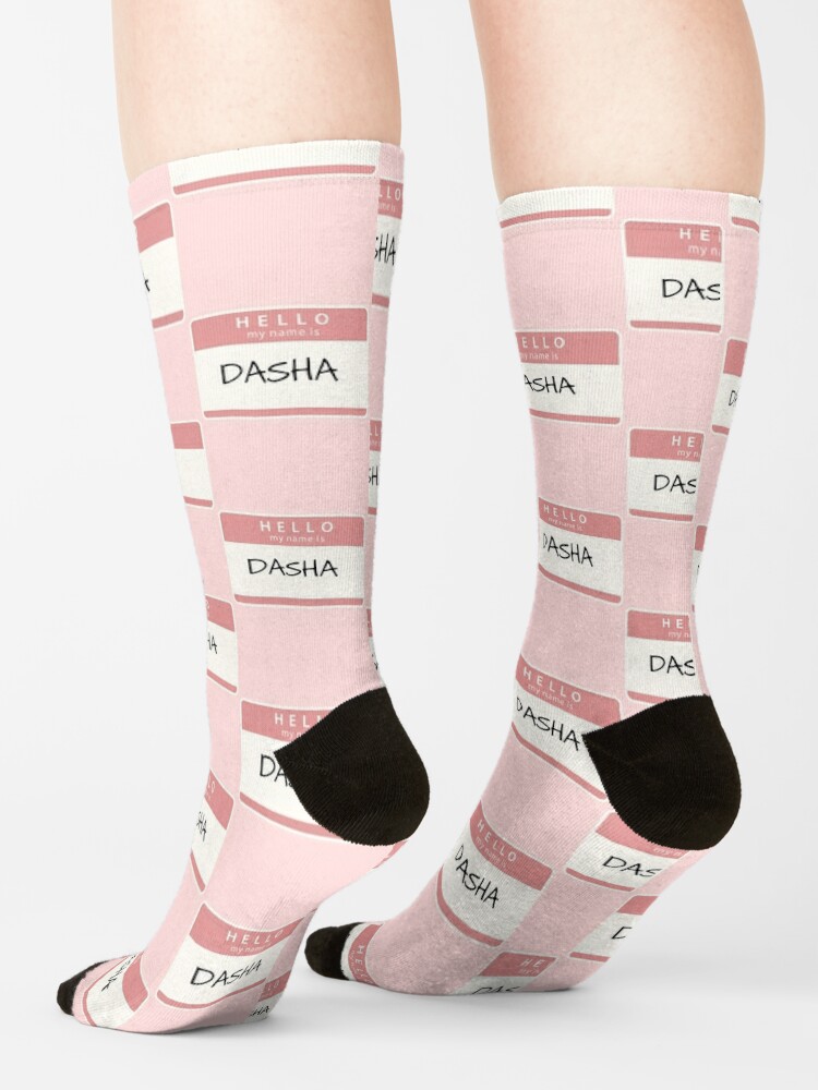 Hello my name is Dasha Socks for Sale by melbournegirl