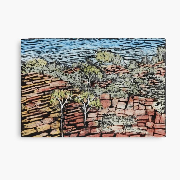 Cliffs, Hale River Canvas Print