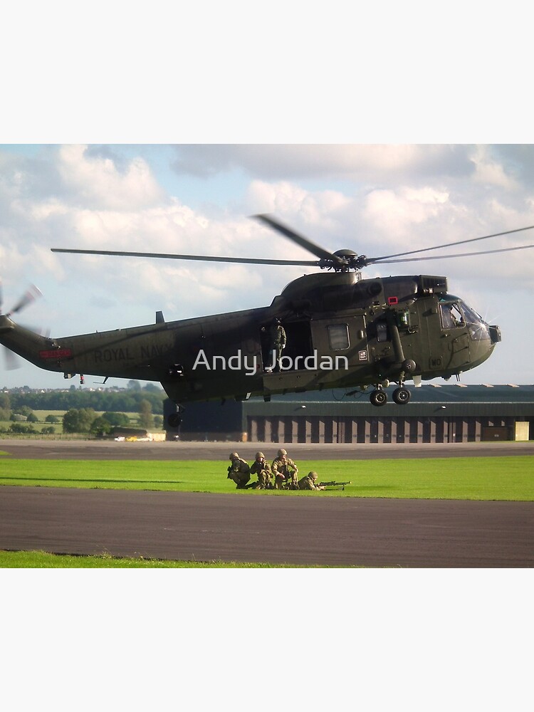 Westland Sea King HMS Ocean Helicopter Aircraft Carrier Royal Navy Birthday Card