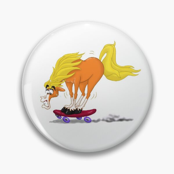 Item preview, A newbie skateboarding horse designed and sold by AnnieLonghi.