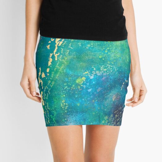 Loving Kindness Meditation Mini Skirt