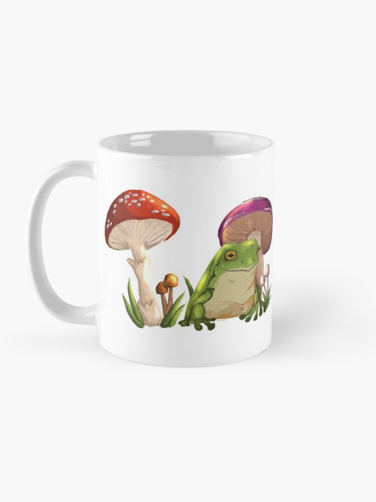 Fergus Frog Mug with Mushroom Lid