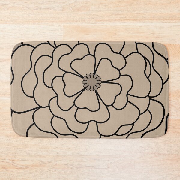 Item preview, Brown abstract flower  designed and sold by fuzzyfox.