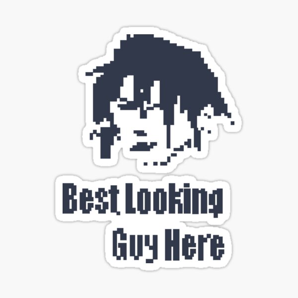 "best looking guy here (Final Fantasy 8 Quote)" Sticker for Sale by