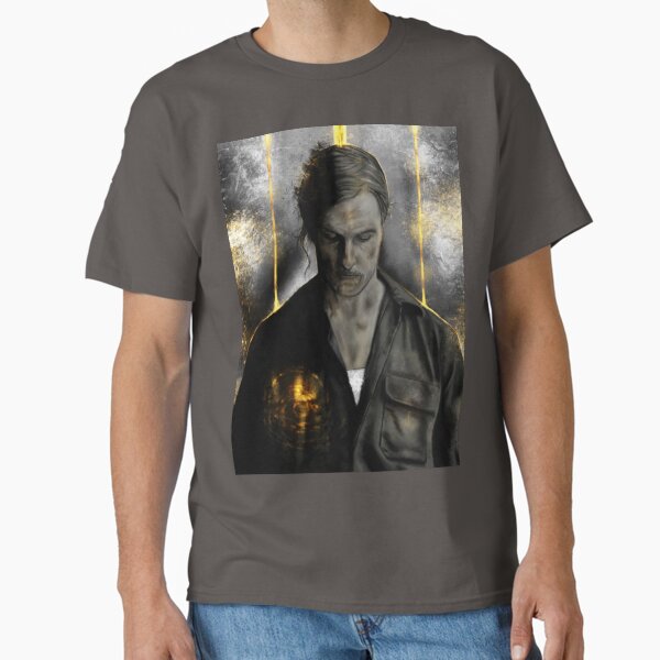 Vista previa del artículo con la obra «True Detective - Rust Cohle viejo», diseñado y vendido por p1xer.
