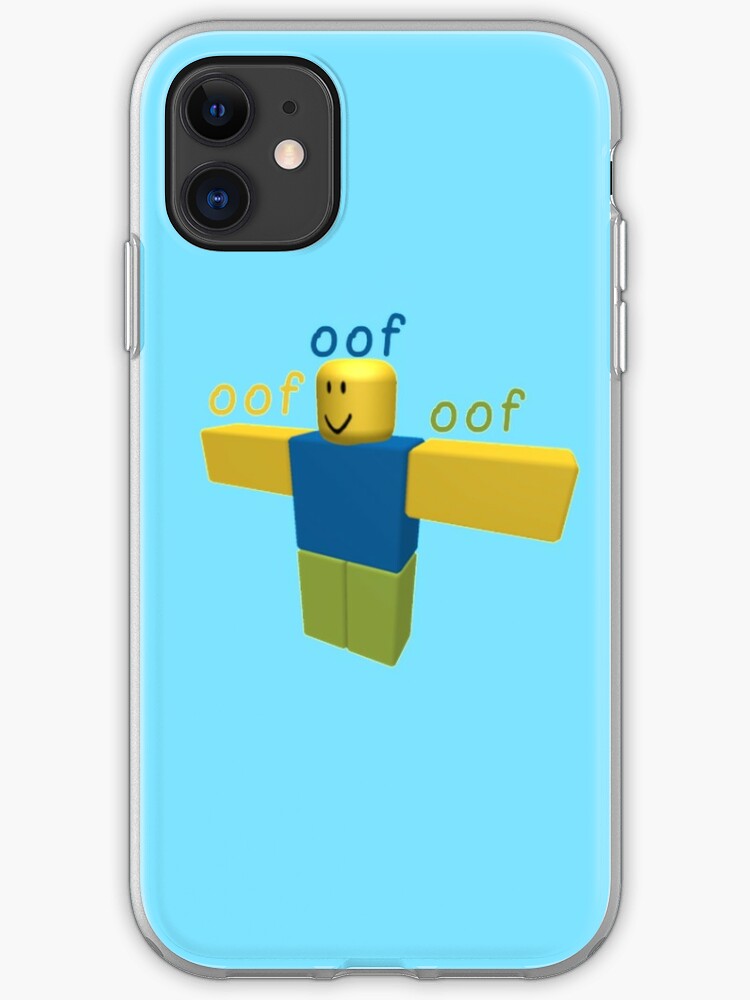 T Posing Roblox Noob Iphone Case Cover By Bluesparkle001 Redbubble - anti noob sign roblox