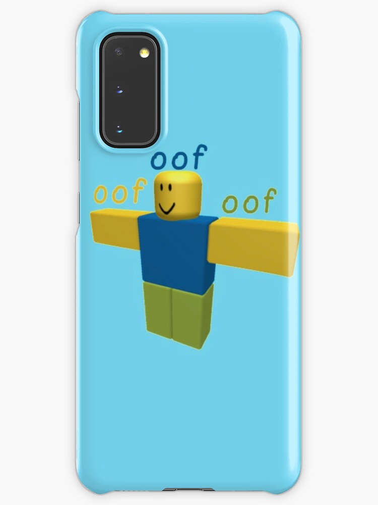 T Posing Roblox Noob Case Skin For Samsung Galaxy By Bluesparkle001 Redbubble - roblox noob os