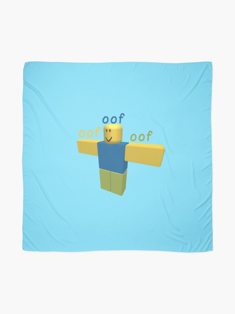 T Posing Roblox Noob Scarf By Bluesparkle001 Redbubble - buff t pose noob roblox