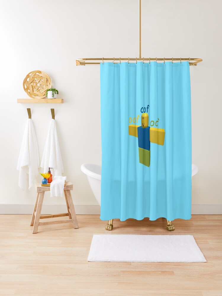 T Posing Roblox Noob Shower Curtain By Bluesparkle001 Redbubble - t posing roblox noob ipad case skin by bluesparkle001 redbubble