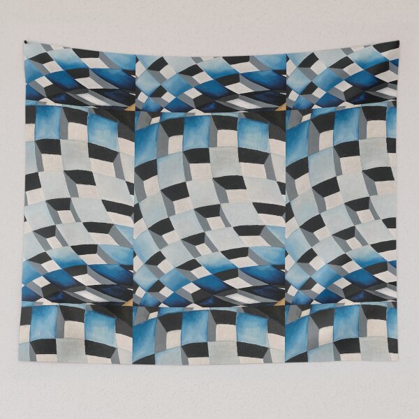 Item preview, Cubism white blue and black designed and sold by Jleopoldo.