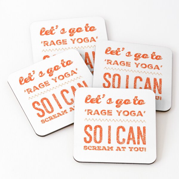 Artikelvorschau, Lass uns zu 'Rage Yoga' gehen, damit ich dich anschreien kann! entworfen und verkauft von OfferHeat.