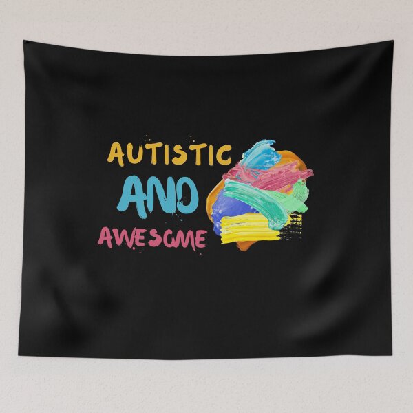 Item preview, Autistic and Awesome Pride Colorful Shirt Pride Autistic Adhd Aspergers Down Syndrome Cute Funny Inspirational Gift Idea designed and sold by EpsilonEridani.