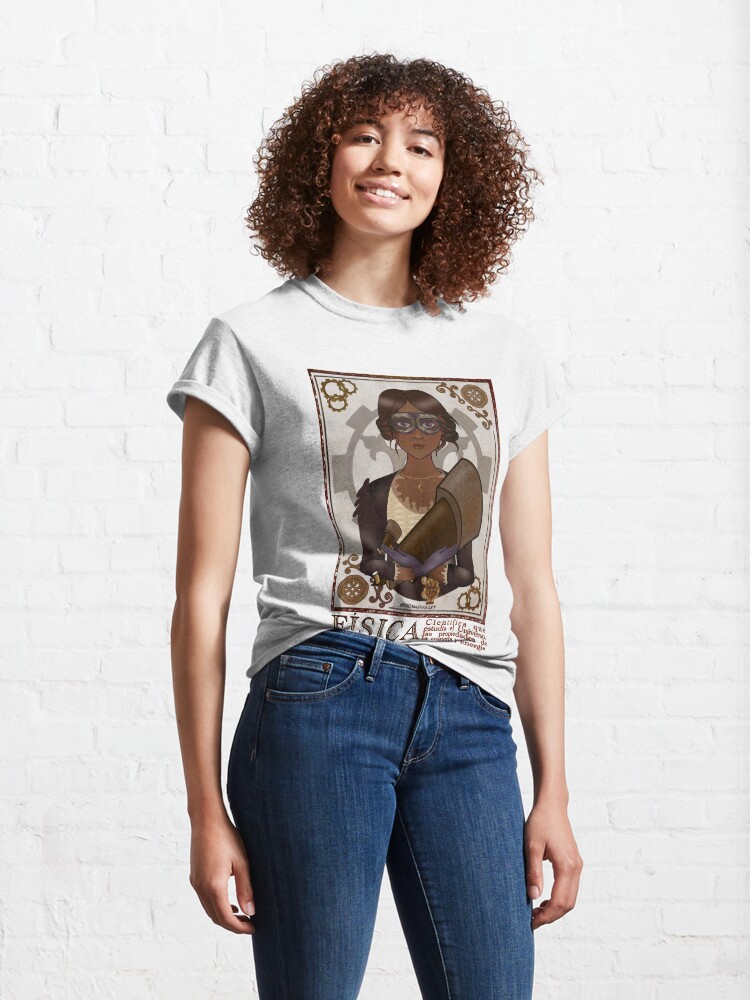 Alternate view of Fisica/Physicist (STEAMpunk Art) Classic T-Shirt
