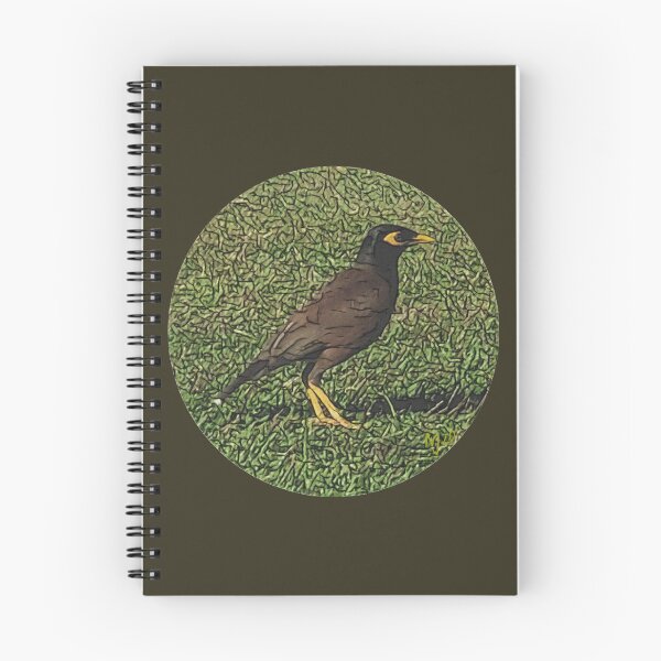 Item preview, Myna Bird on Grass, photo art  designed and sold by NJartbyNJacobson.