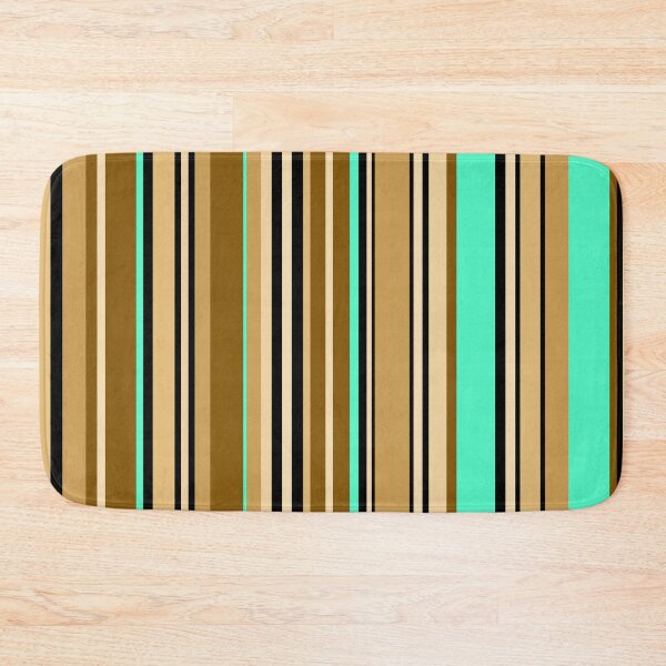 Item preview, Mint brown stripe  designed and sold by fuzzyfox.