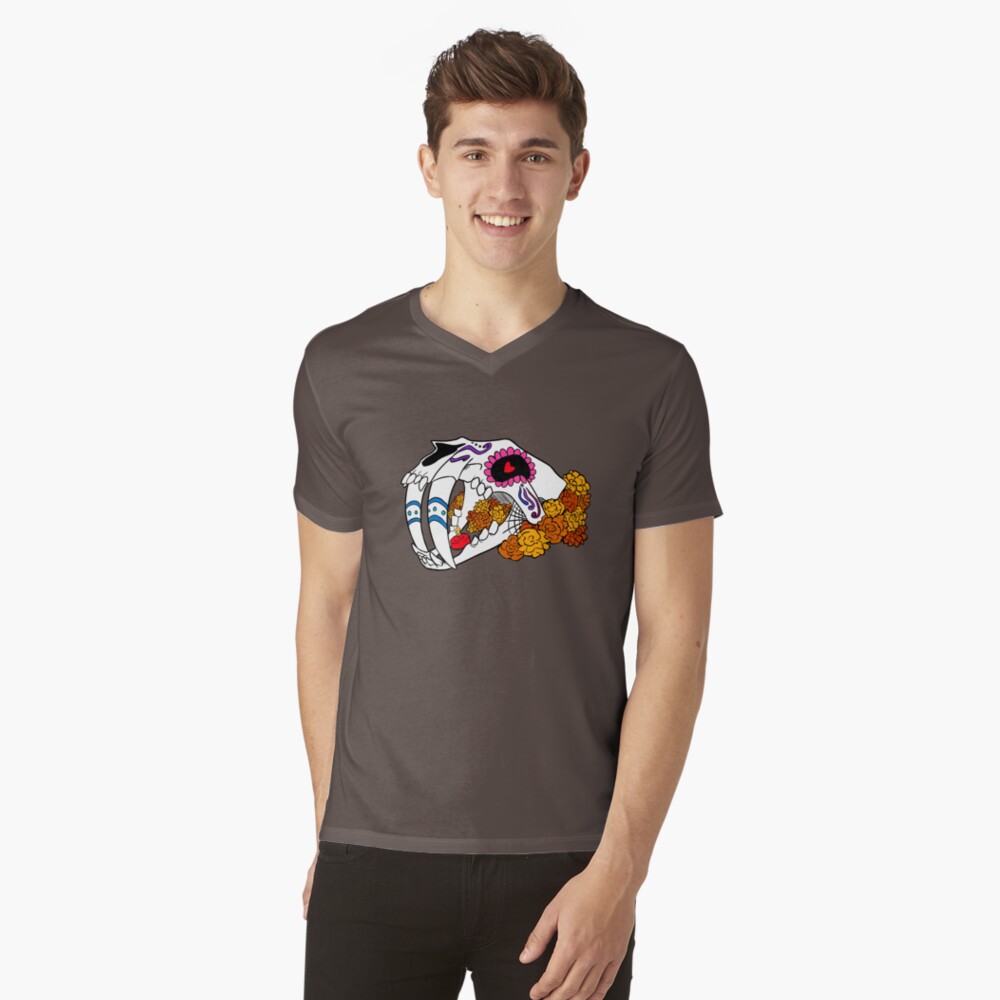 Item preview, V-Neck T-Shirt designed and sold by mongrelist.