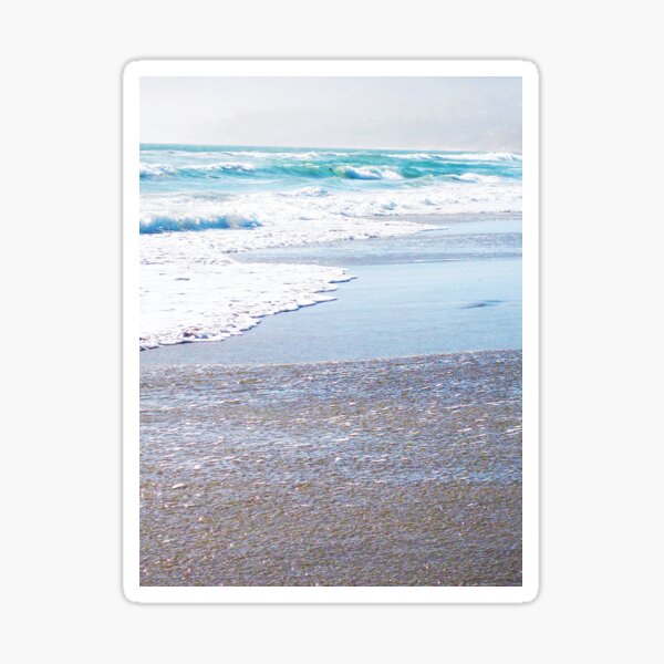 Picture Perfect Ocean Waves by Jerald Simon (Music Motivation - musicmotivation.com) Sticker