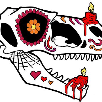 Artwork thumbnail, Raptor Sugar Skull by mongrelist