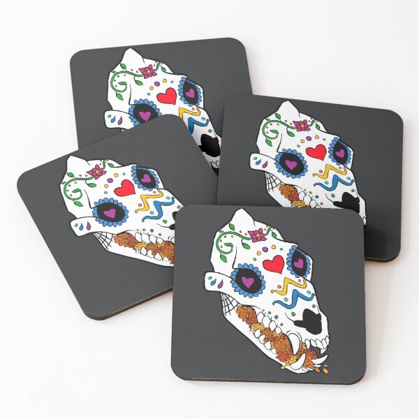 Item preview, Dire Wolf Sugar Skull designed and sold by mongrelist.