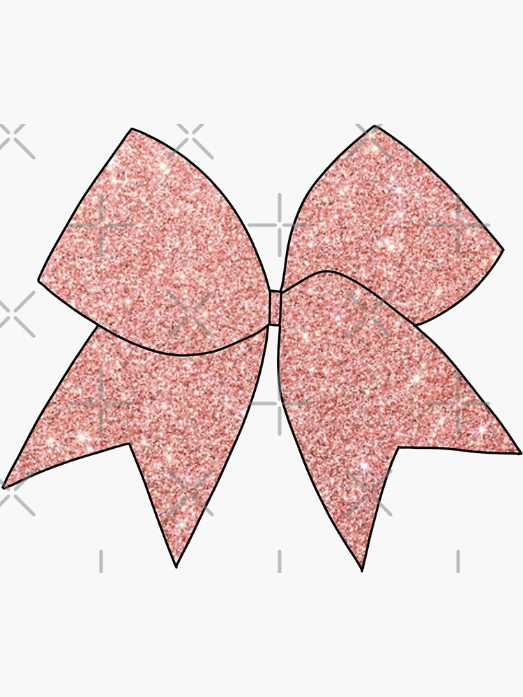 Base Cheer Bow  Sticker for Sale by jaquemv