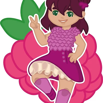Artwork thumbnail, Roxi Raspberry - Fruity Friends by Nicole Procter