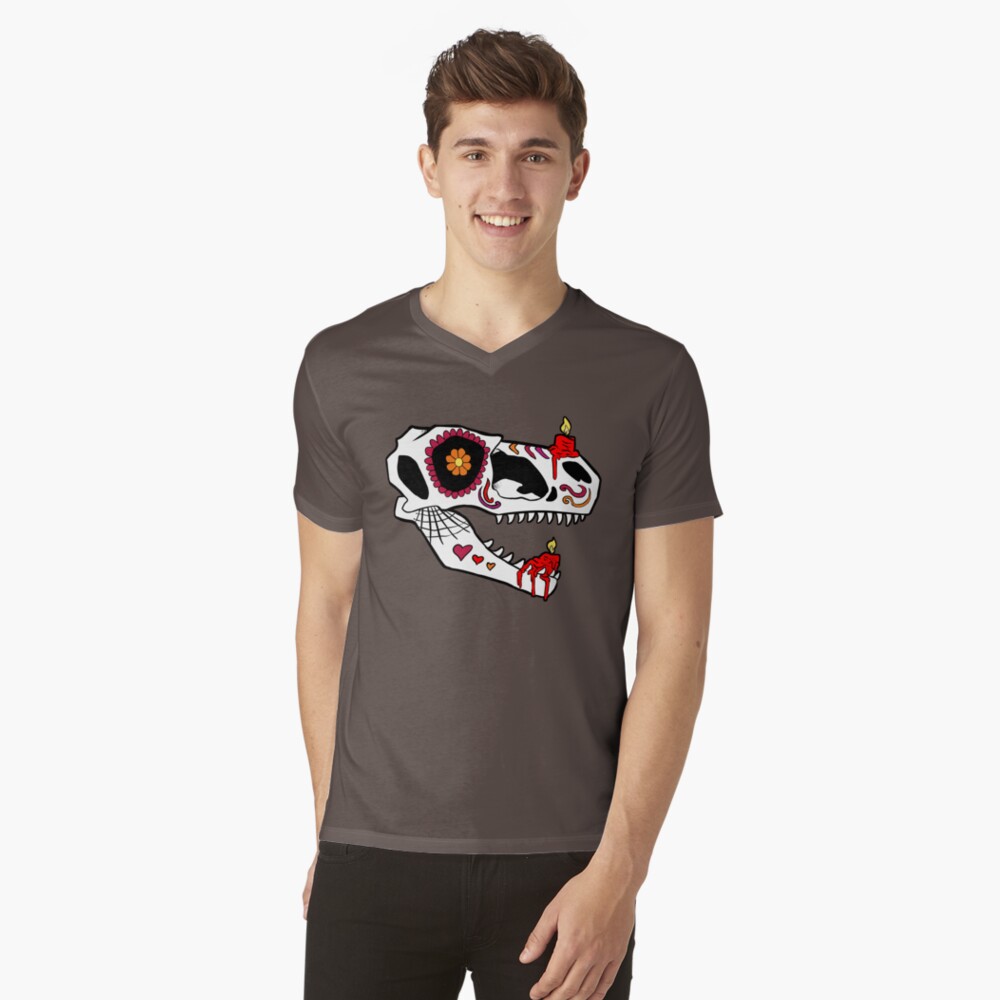 Item preview, V-Neck T-Shirt designed and sold by mongrelist.
