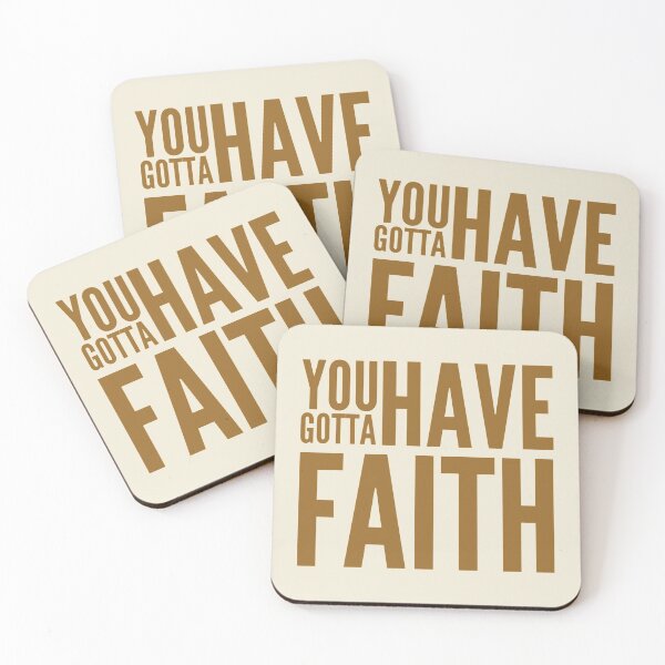 Item preview, You gotta have faith typography text art quote by Word Fandom - wordfandom designed and sold by Kerry Pritchard.