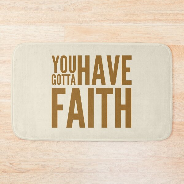 Item preview, You gotta have faith typography text art quote by Word Fandom - wordfandom designed and sold by Kerry Pritchard.
