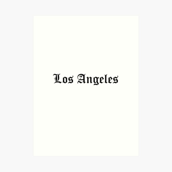 Los Angeles Art Print